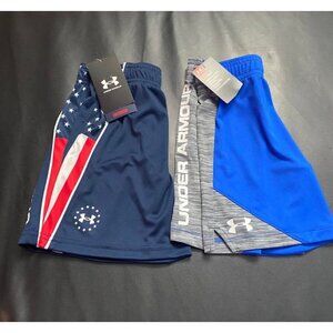 NWT Under Armour Athletic Shorts Set Boys Size 4